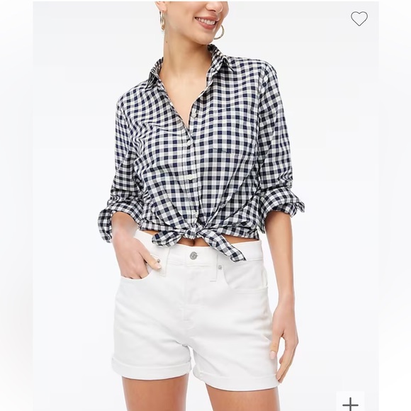 J. Crew Classic Denim Short in Optic White - Picture 6 of 8